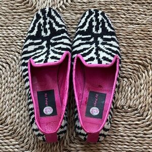 By Paige Zebra Needlepoint Loafers